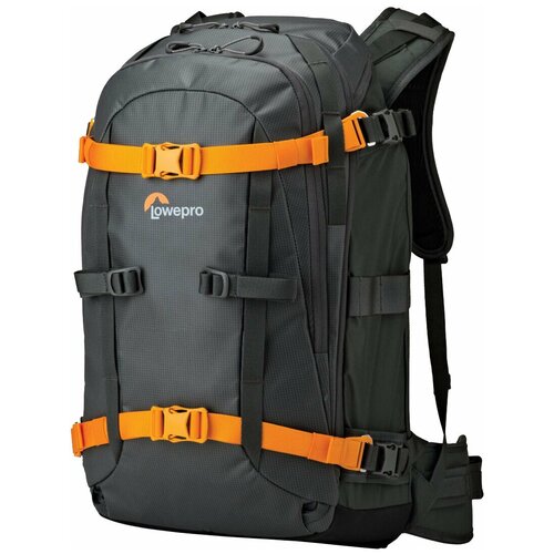 Рюкзак для фотокамеры Lowepro Whistler BP 350 AW серый/оранжевый рюкзак lowepro whistler bp 350 aw ii серый