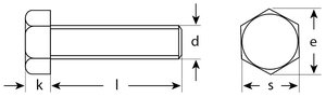 ЗУБР ГОСТ 7798-70 кл. пр. 5.8, M10 x 20 мм, болт оцинкованный, 5 кг (303080-10-020)