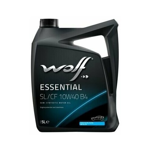 Масло моторное ESSENTIAL SL CF 10W40 B4 5L WOLF 1047542