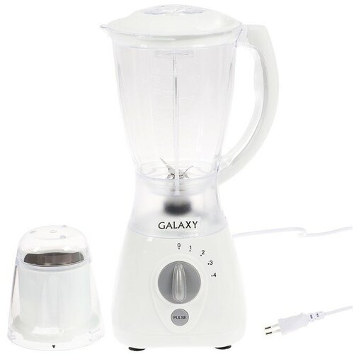 Galaxy Блендер Galaxy GL 2154 стационарный 450 Вт 15 л 4 скорости кофемолка белый 676600₽