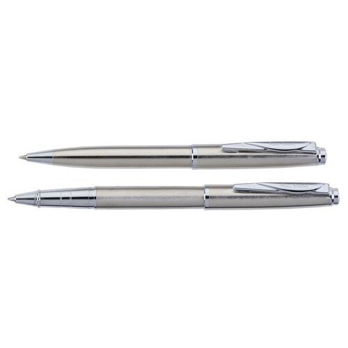 фото Набор pierre cardin pen&pen: ручка шариковая + роллер. цвет - стальной. упаковка е.