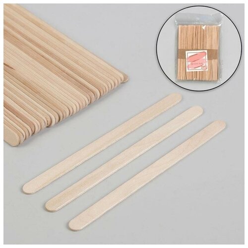 Шпатели для депиляции деревянные 14 1 см 50 шт 650₽