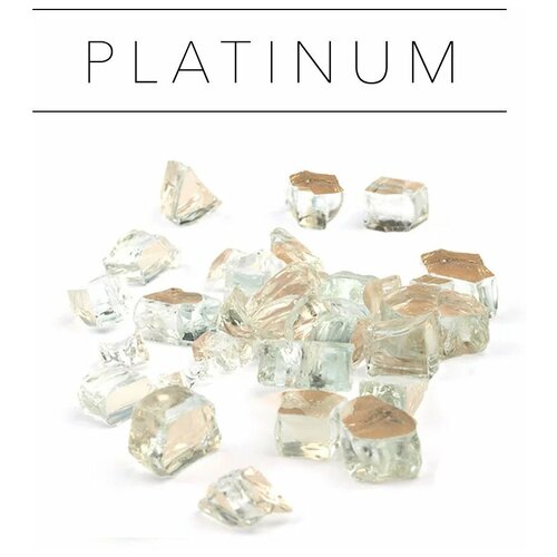 Стеклянная крошка Premium Platinum, 500г