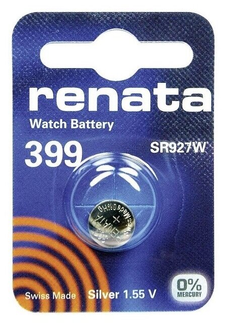 Батарейка Renata 399 5 шт