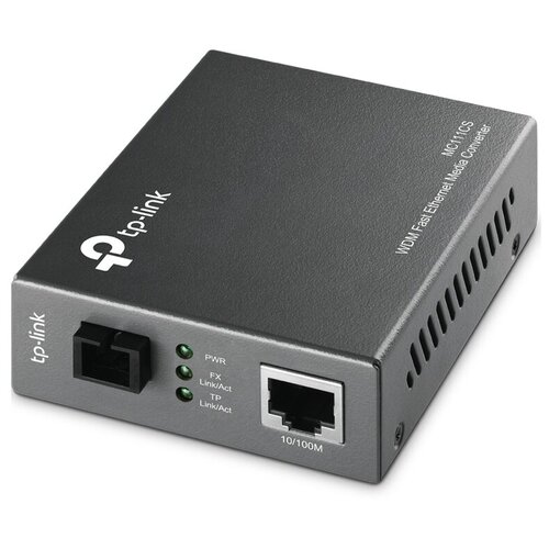 Медиаконвертер TP-LINK MC111CS V6 медиаконвертер tp link mc111cs 10 100mbit s rj45