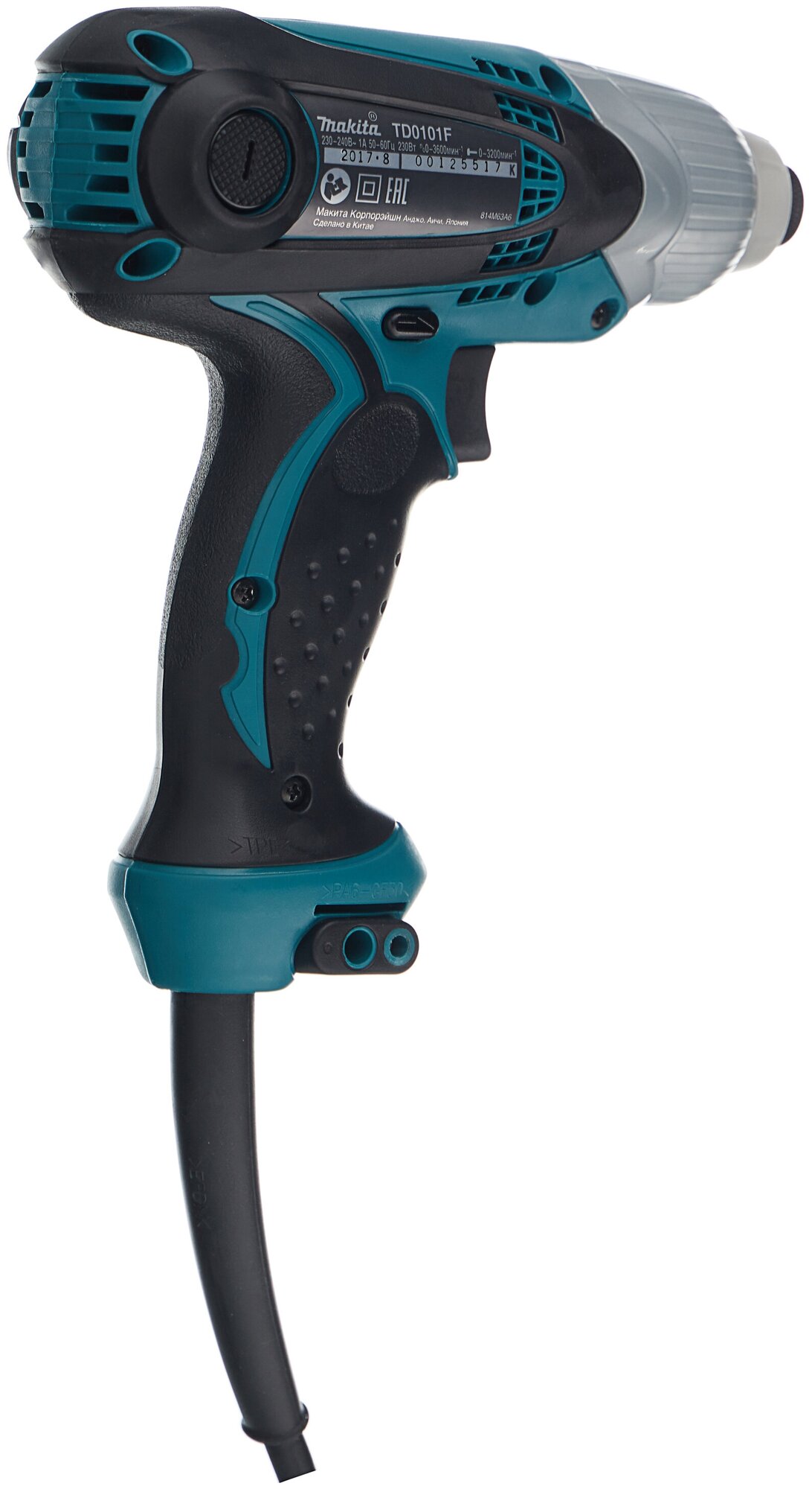 Ударный шуруповерт Makita TD0101F, 230 Вт (TD0101F) - фотография № 4