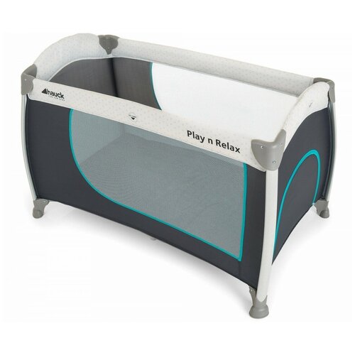 фото Кровать-манеж hauck play n relax center travel bed, melange grey