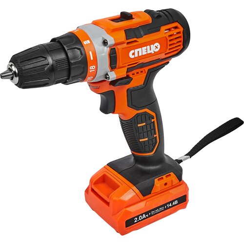 Дрель-шуруповерт аккумуляторная Спец БДА-144ЛИ 14 В Li-ion 2x2 Ач 841300₽