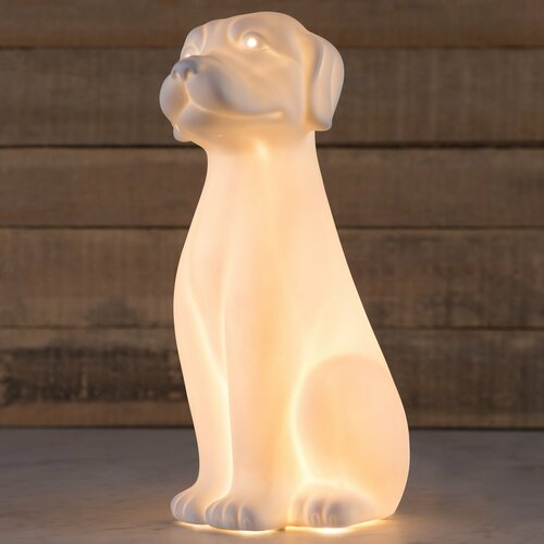 Настольная лампа Собака Porcelain Table Lamp Dog