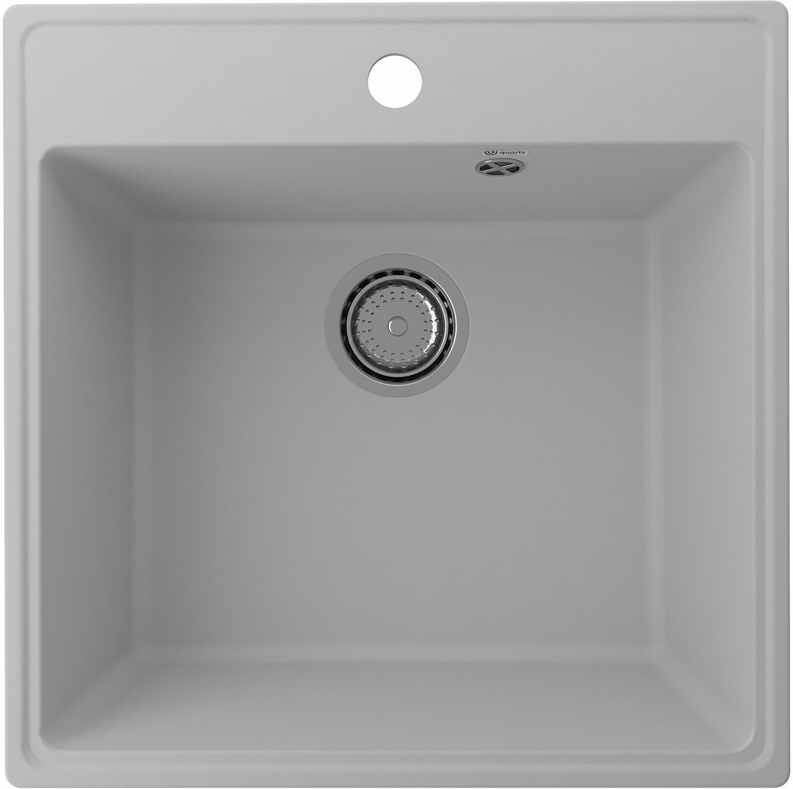 Мойка для кухни кварцевая Ulgran Quartz Forte 505 (04, платина)