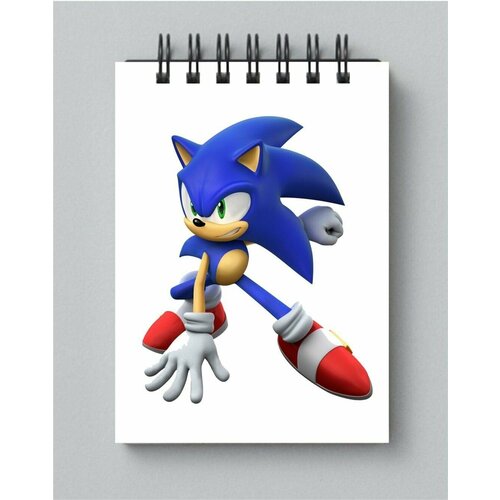 Блокнот Sonic - Соник № 20 коллекционный ежик соник со сменными лицами sonic the hedgehog jakks pacific