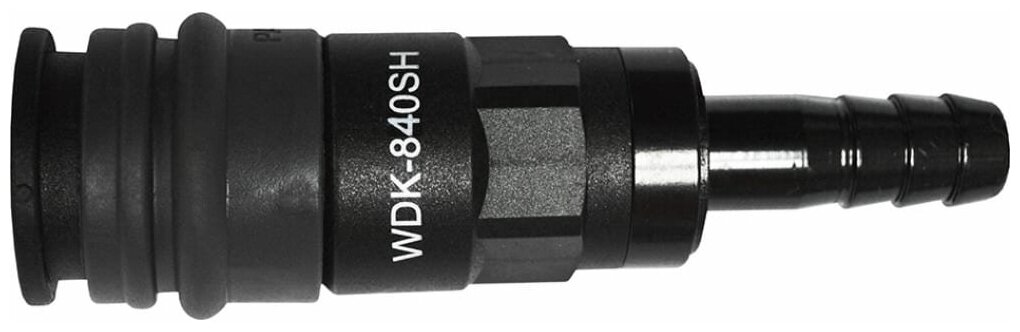 Быстроразъёмное соединение WIEDERKRAFT композитное пневматическое WDK-840SH - фотография № 3
