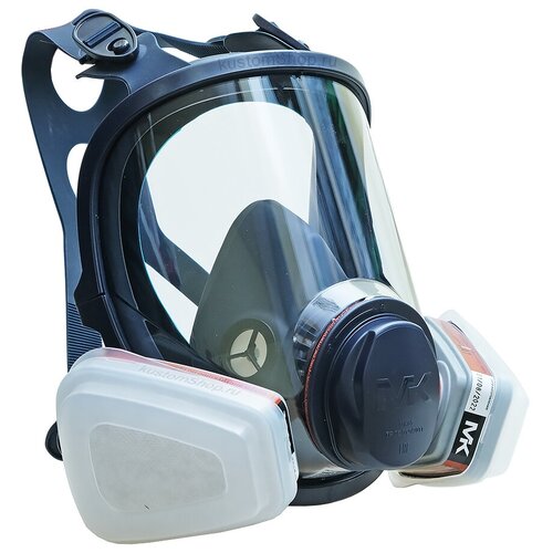 защитная противогаз 3 в 1 6800 полнолицевая респираторная маска с функцией горячего распыления MK 85 защитная маска полнолицевая (противогаз) в комплекте с противогазовыми фильтрами A1, размер L
