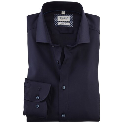 фото Рубашка мужская olymp level five body fit темно-синяя арт. 07306414 разм.42