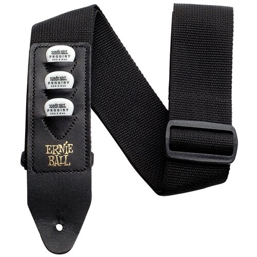 фото Ernie ball 4039 pickholder black ремень для гитары