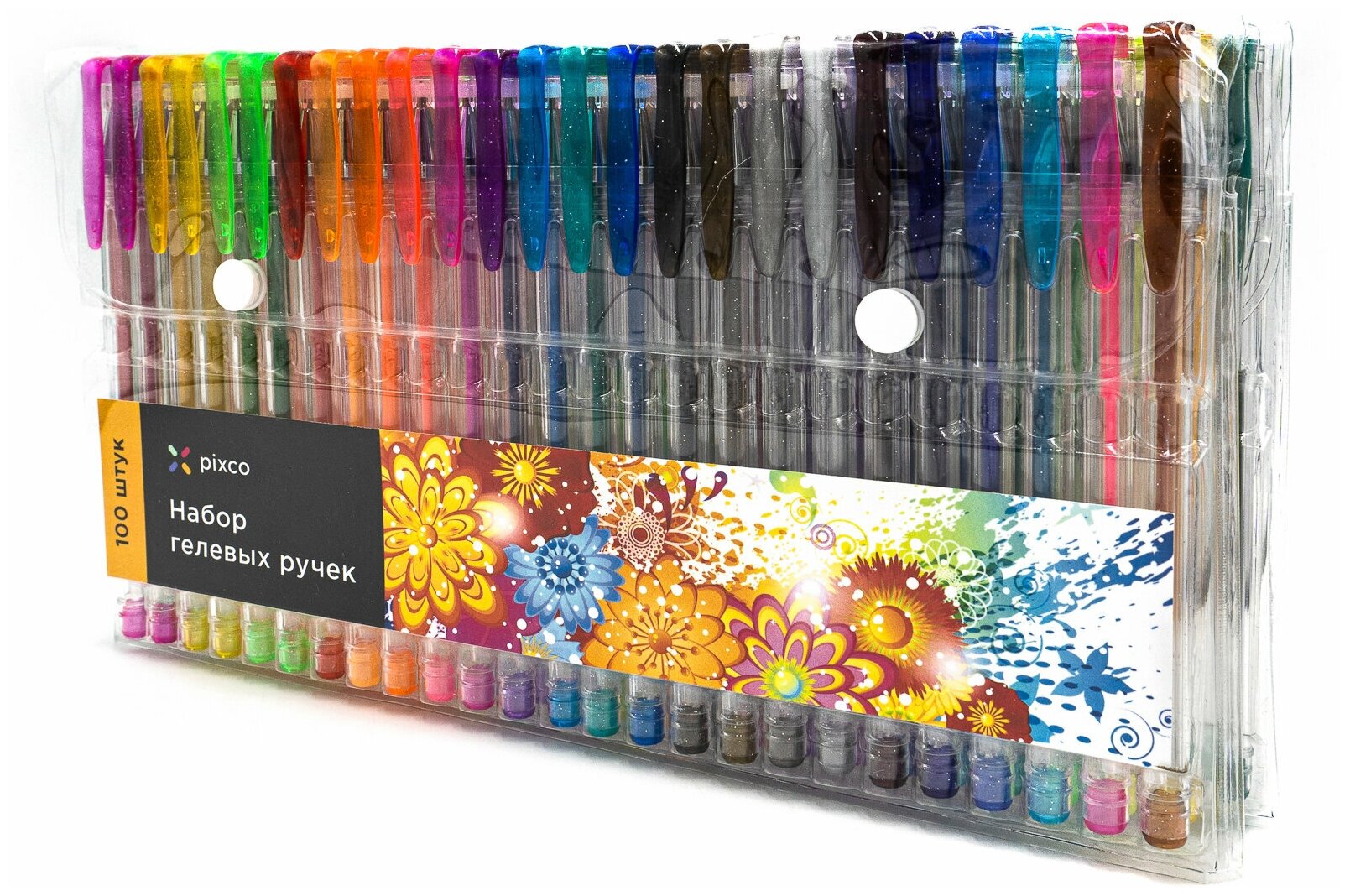  цветные ручки Pixco, набор из 100 цветов —  по выгодной .