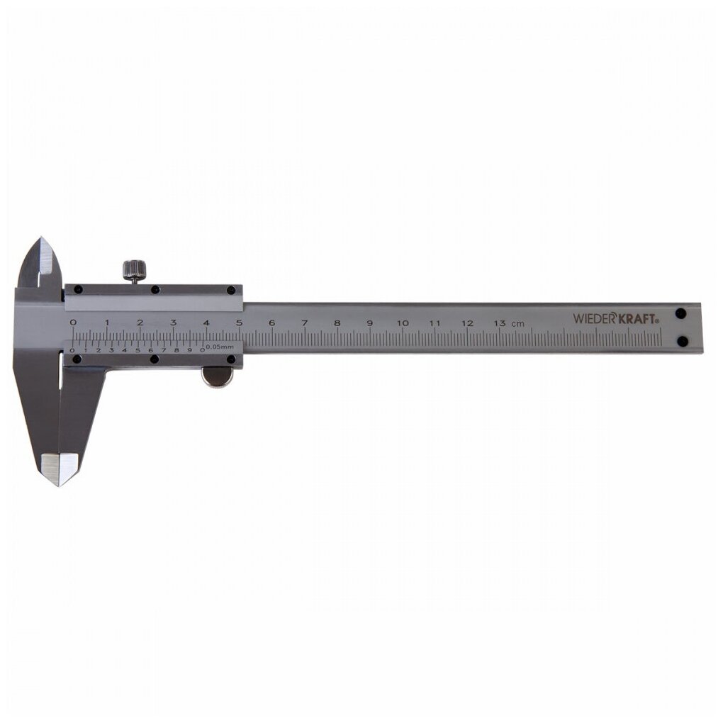 Штангенциркуль нониусный 0-125 мм 0.05 мм тип I WIEDERKRAFT WDK-MC12505