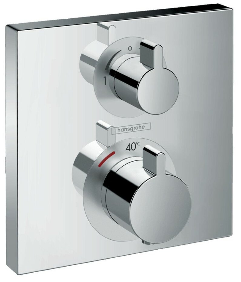 Термостат для душа hansgrohe Ecostat Square 15714000 рычажный