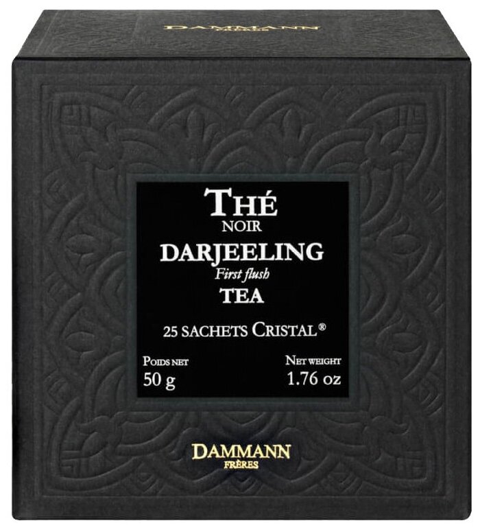 Чай черный "Дамман" в шелковых пакетах Darjeeling / Дарджилинг 1-ый сбор, коробка 25 штук - фотография № 6