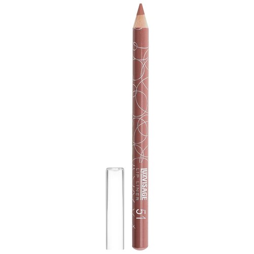 LUXVISAGE карандаш для губ Lip Liner, 51 бежево-розовый карандаш для губ luxvisage 51 бежево розовый 2 шт