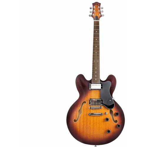 Электрогитара EART E-335 Brown Sunburst