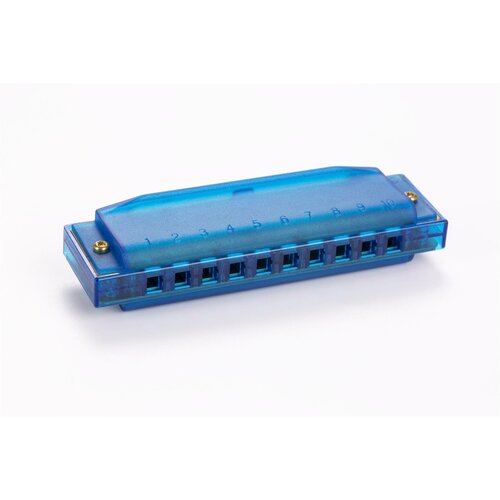 HOHNER Translucent Blue (M1110B) гармошка губная детская, прозрачная синяя