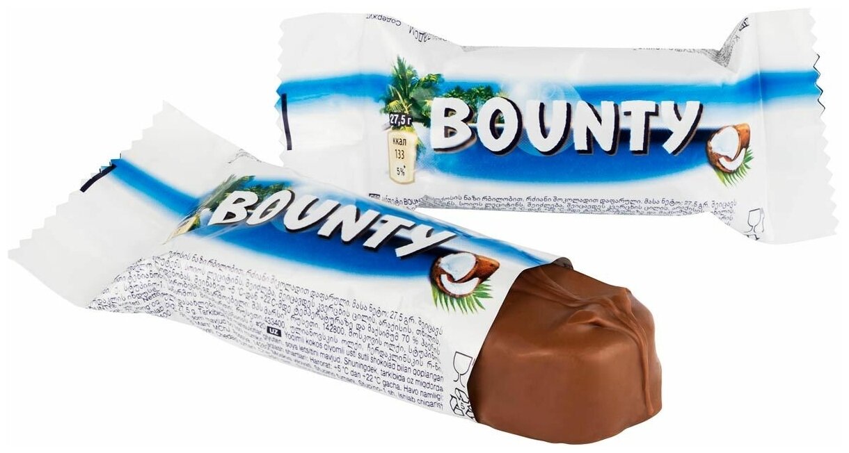 Конфеты Bounty Minis, 1 кг, бумажная упаковка - фотография № 1