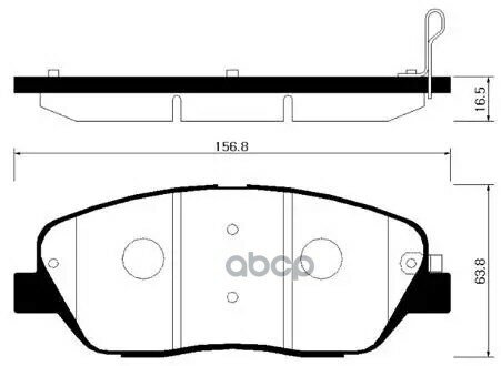 Колодки Торм. Kia Mohave 08- HSB арт. HP1042