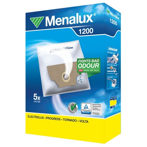 Комплект пылесборников ( 5шт ) из микроволокна, Menalux 1200 для Electrolux
