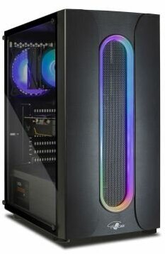 Компьютерный корпус ATX Eurocase A10 без БП ARGB black