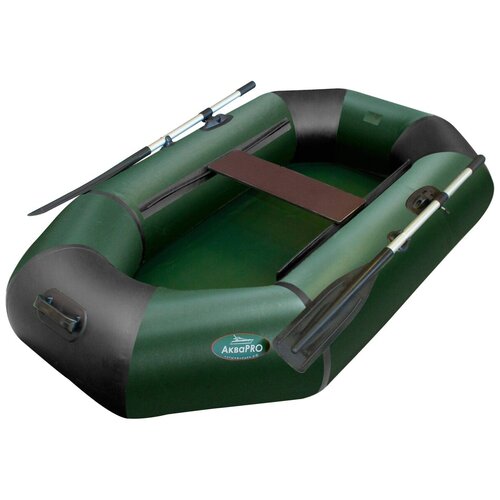 фото Надувная гребная лодка аква pro 220(пвх) зеленая