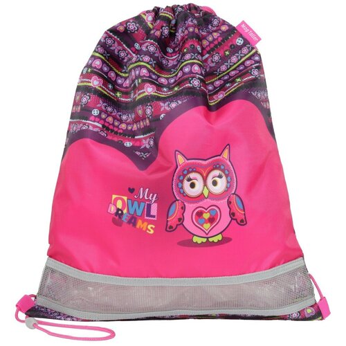 MagTaller Мешок для обуви Owl Dreams 31916-031, розовый/фиолетовый