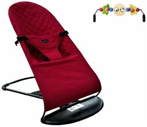 Детский шезлонг Baby Balance Chair ( Бордовый)