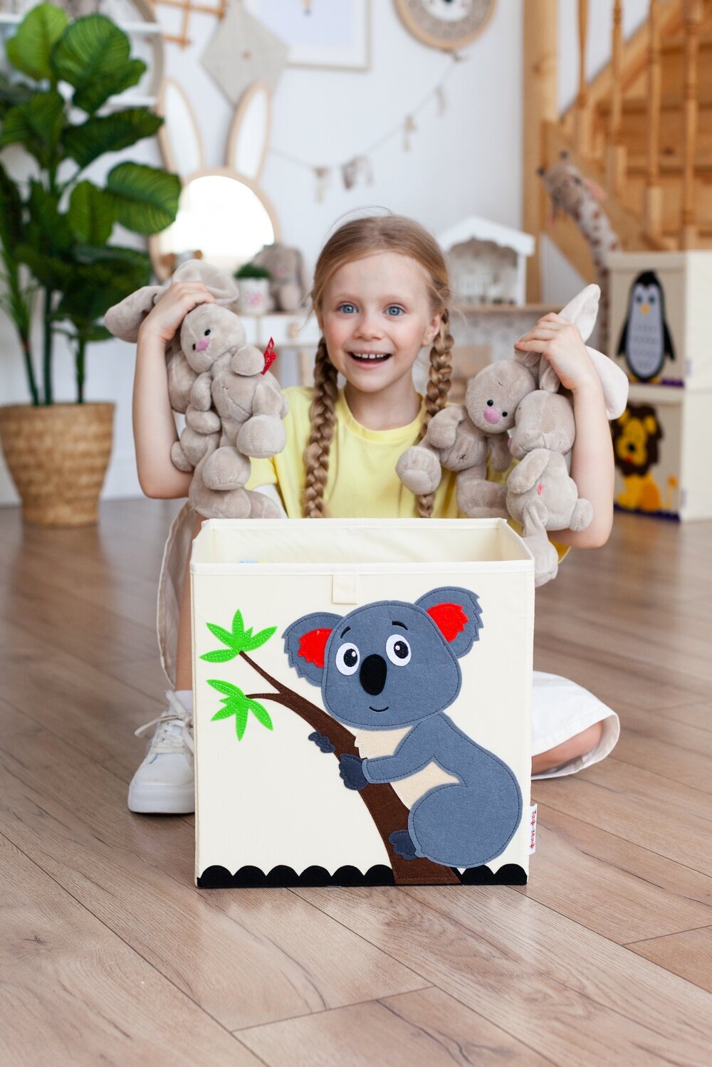 Короб для хранения детских вещей и игрушек "Коала" — фото 1