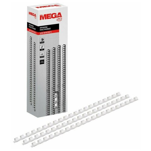 ProMega office Пружины для переплета пластиковые белые 8 мм 100 шт в упаковке 852₽