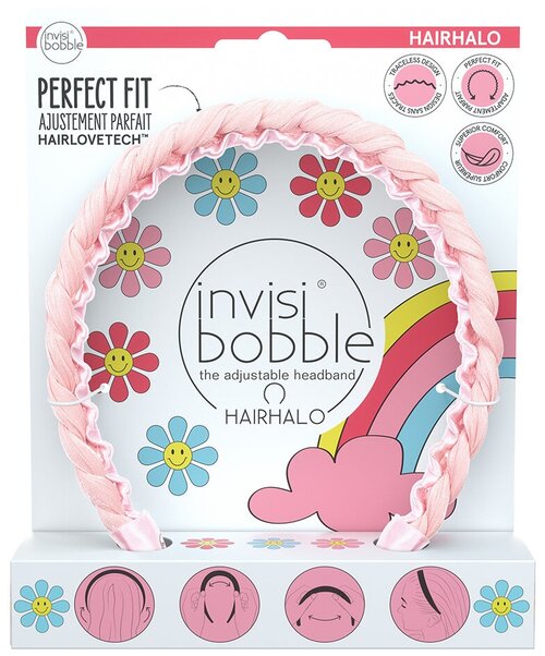 HAIRHALO Eat, Pink, and be Merry ободок invisibobble