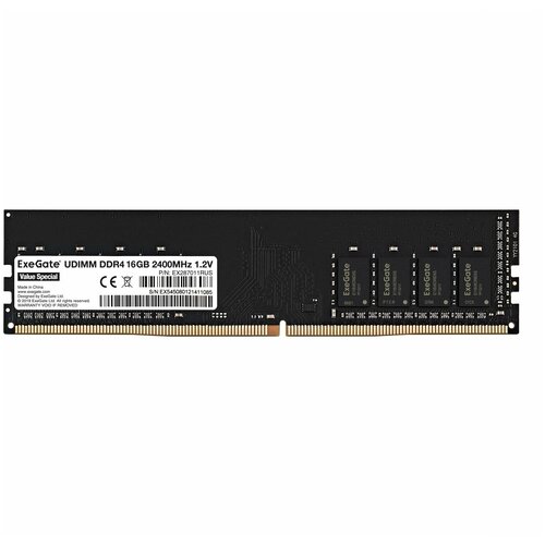 Модуль памяти ExeGate Value Special DIMM DDR4 16GB 2400MHz