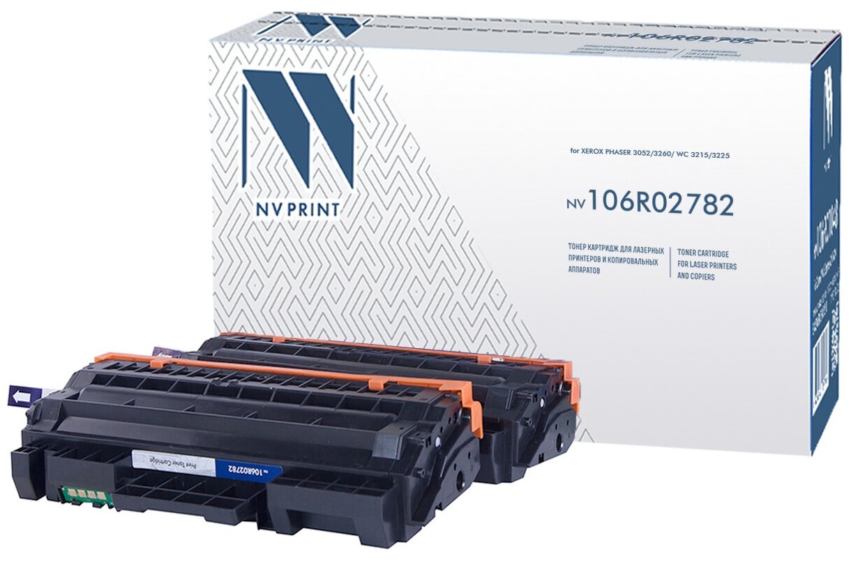 Картридж NVP совместимый NV-106R02782 для Xerox Phaser 3052/3260/ WC 3215/3225 (6000k) (2шт)