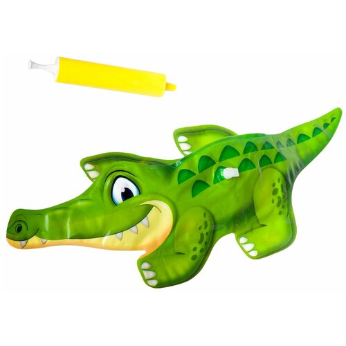 фото Игрушка надувная с инерц. механизмом bondibon, : крокодил, динозавр, crd