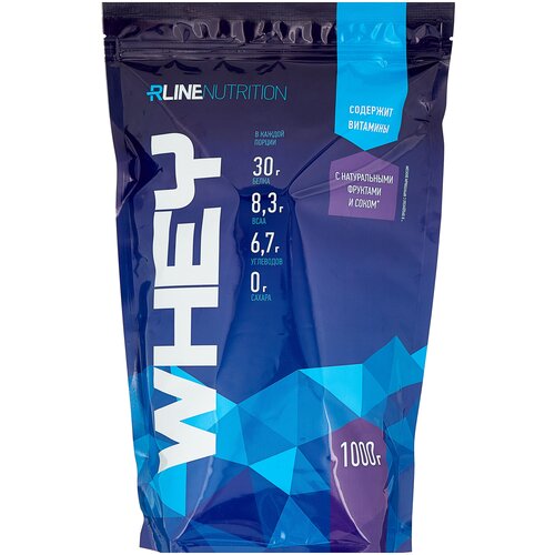 Протеин RLINESportNutrition Whey, 1000 гр., шоколад aminocarnit whey gainer 1000 гр шоколад