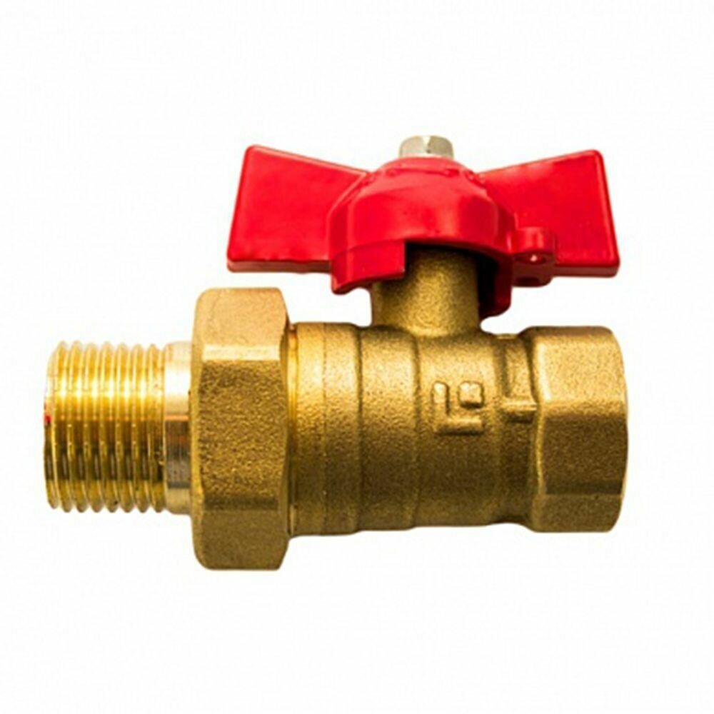 фото Кран шаровой 11Б27п1 американка Г/Ш бабочка Ду 15