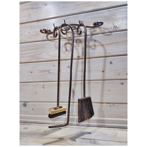 Каминный набор настенный 069-06 кованный 2699₽