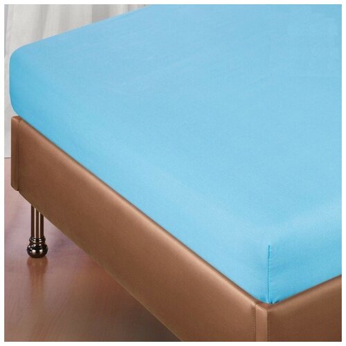 фото Простыня 180х200 на резинке поплин лагуна артдизайн