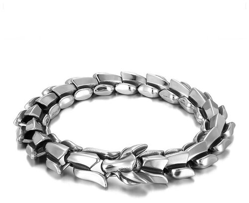 Браслет-цепочка Sharks Jewelry, металл, размер 19 см, серебряный