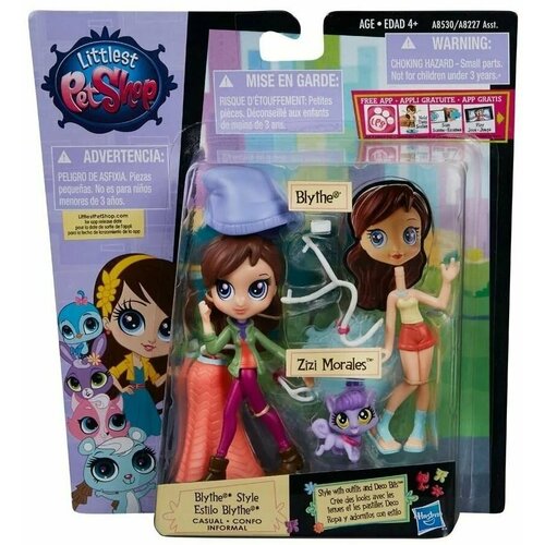 LPS A8227 Модница Блайс и зверюшка №3 - Zizi morales littlest pet shop набор фигурок blythe и fawna woodbury a8227 a8528