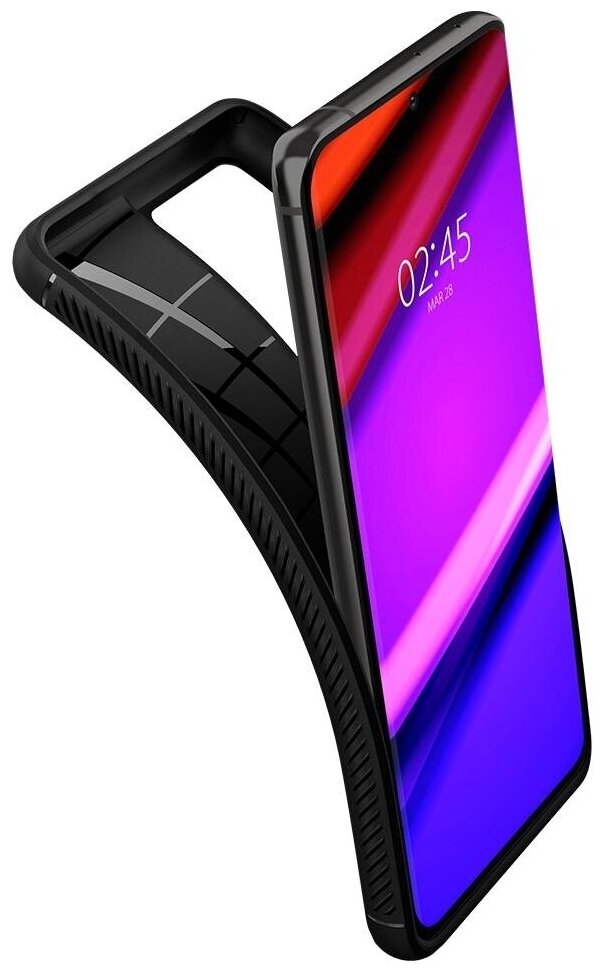 Чехол Spigen (ACS02349) для Samsung Galaxy S21 Ultra (Black) - фото №10