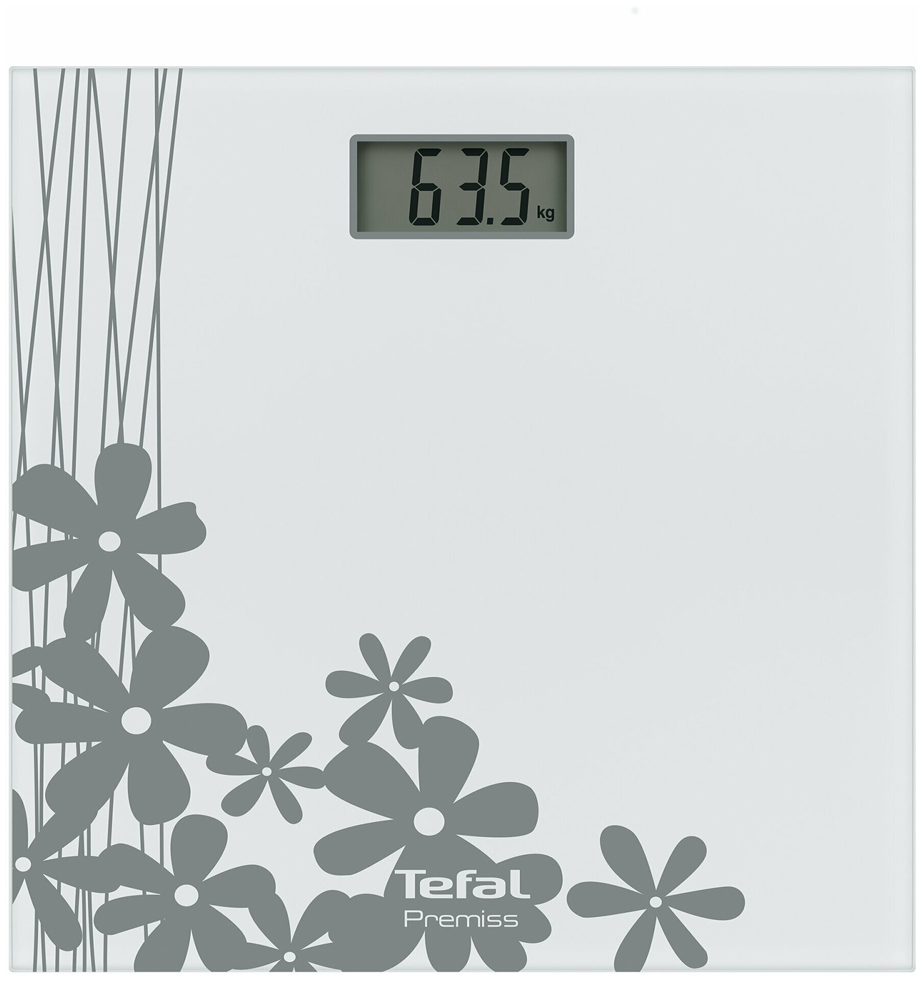 Весы напольные Tefal Premiss Flower PP1070V0, серый