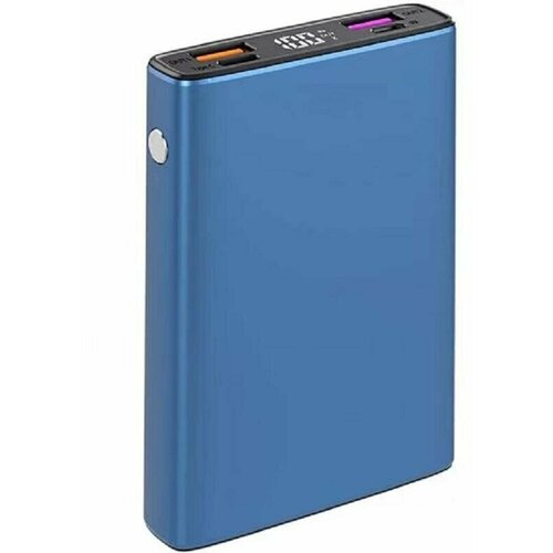 Внешний аккумулятор TFN Steel Mini LCD PD 10000mAh синий TFN-PB-274-BL 1661966 266900₽
