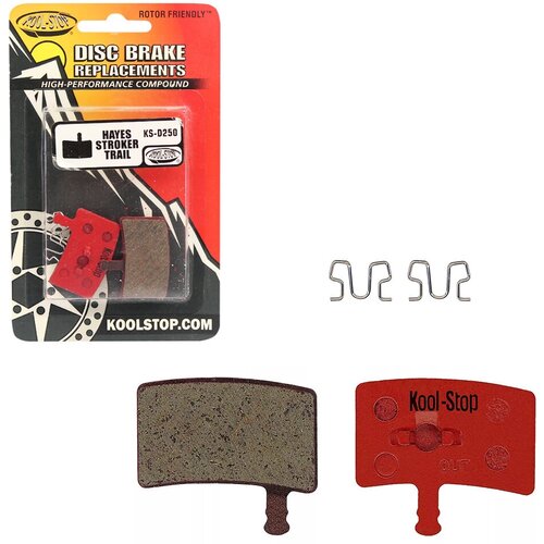 Колодки дискового тормоза KS-D250 Hayes Stroker Trail Kool-Stop KS-D250 тормозные колодки elvedes metallic pads для hayes all stroker