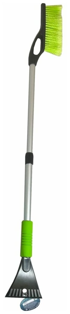 Щетка-сметка с мягкой ручкой со скребком113см телескопич. с распушенной щетиной Nord YADA (908336)